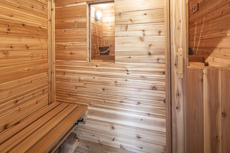 Sauna view from changing room